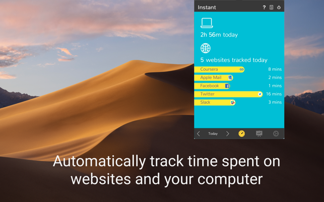 Instant - Website Time Tracker(圖1)-速報App