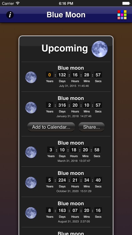 Blue Moon App