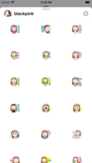 blackpink stickers screenshot 2