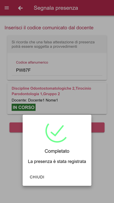 UNIPV - Rilevazione Frequenze screenshot 4