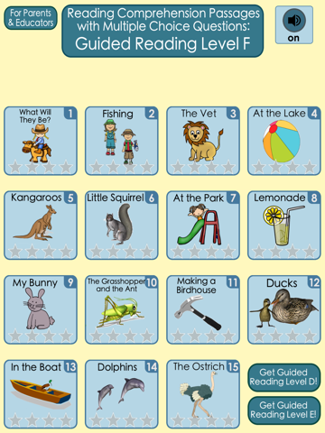 Guided Reading Level F: School - náhled