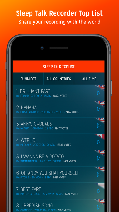 Sleep Talk Recorder review screenshots