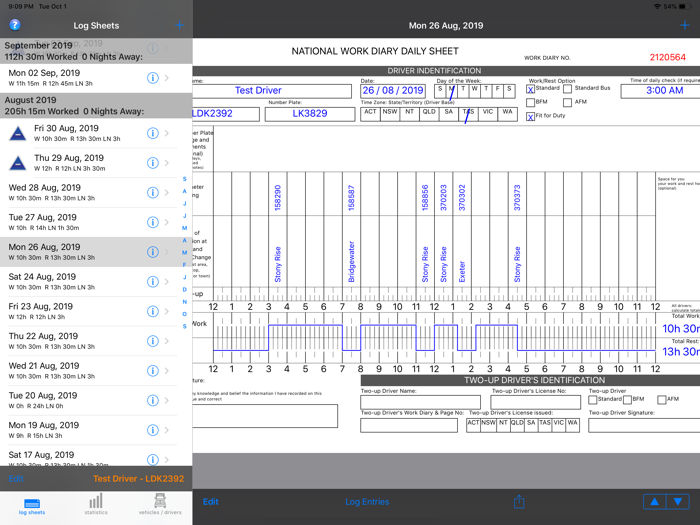 Logbook Checker