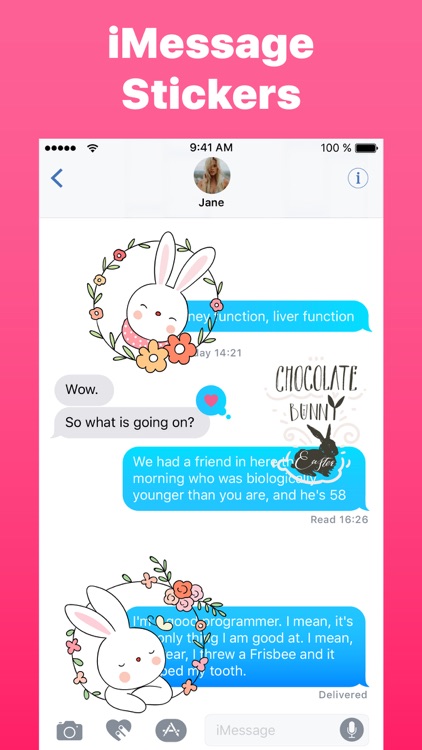 Easter Bunny Egg Hunt Sticker