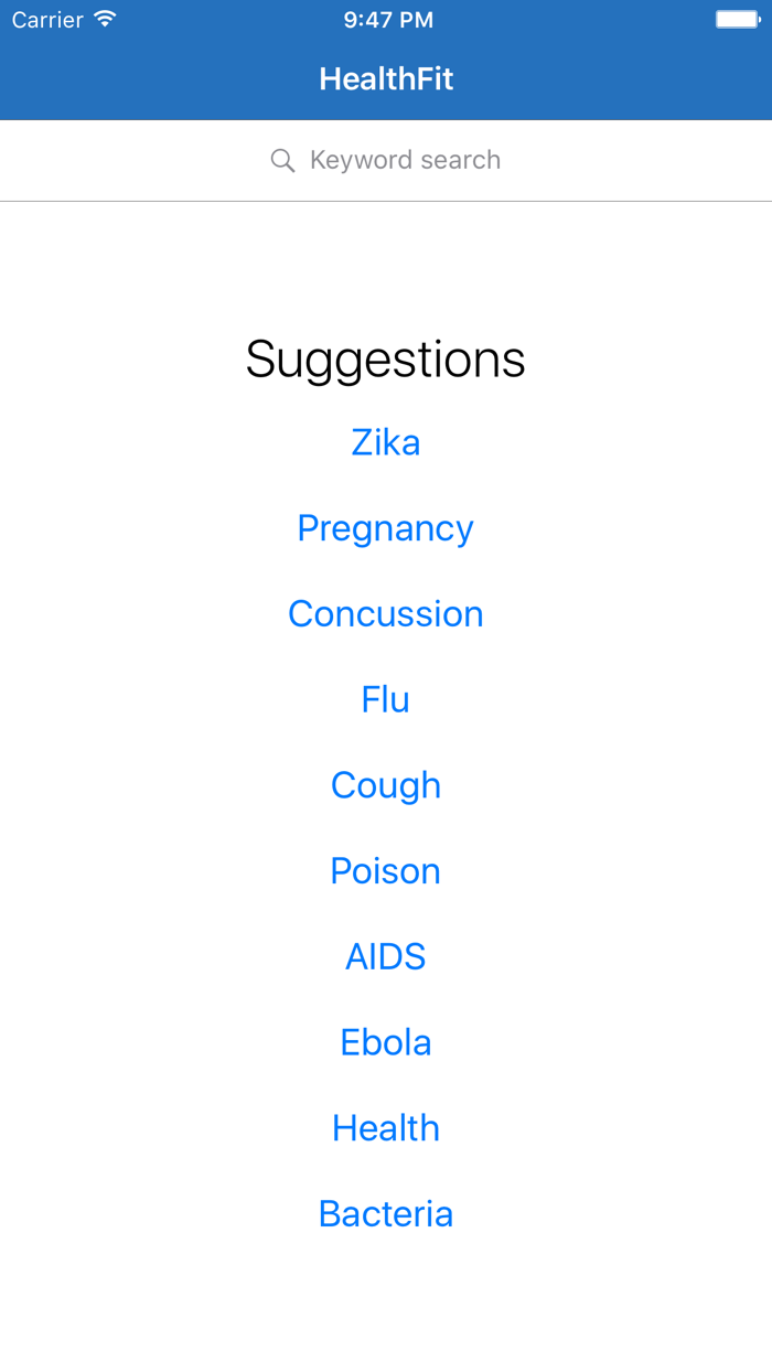 HealthFit -Trusted Health Info