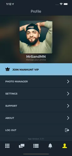 Captura 2 Manhunt - Chat gay y ligar iphone