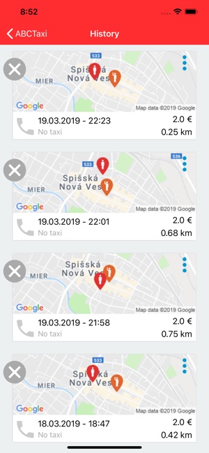 ABC TAXI Spišská Nová Ves(圖5)-速報App