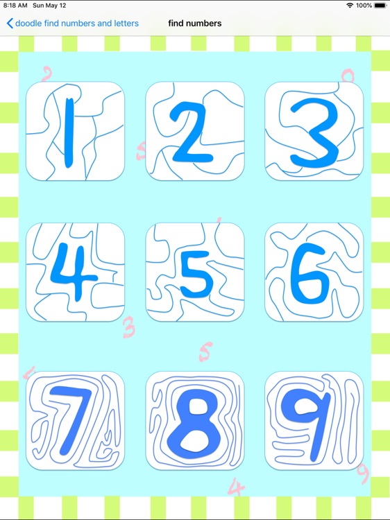 doodle find numbers & letters