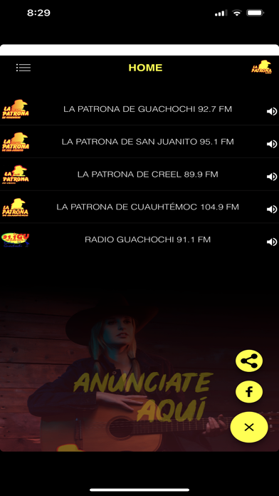 Radio La Patrona GB screenshot 2