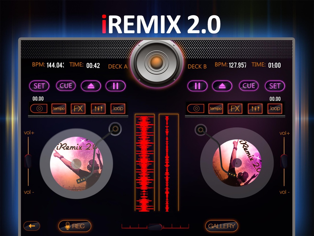 iRemix 2.0 DJ Music Remix Tool App voor iPhone, iPad en iPod touch AppWereld