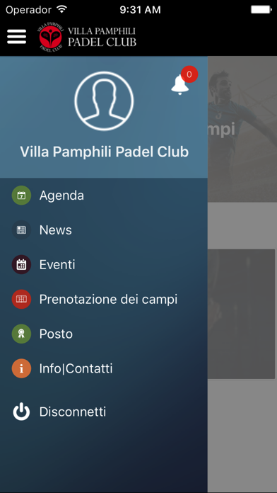 Villa Pamphili Padel screenshot 3