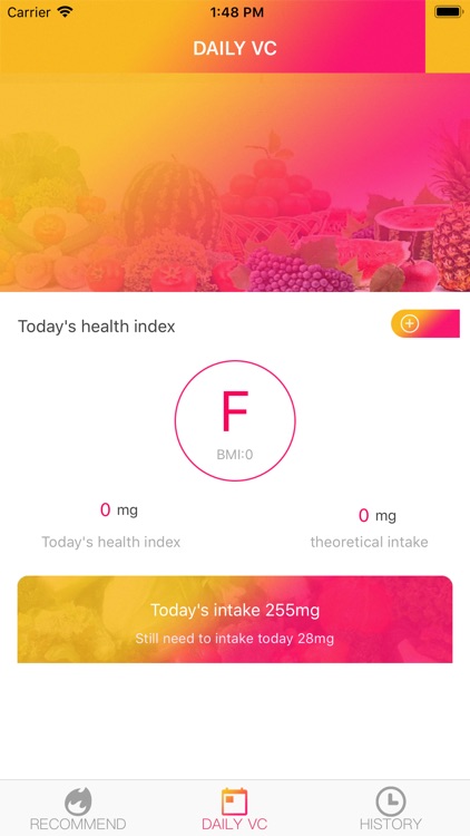 HealthyDietBalanceRecord