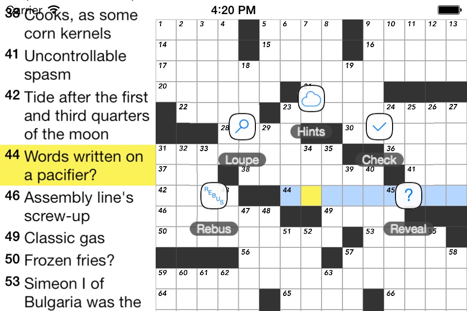 Crosswords screenshot 3