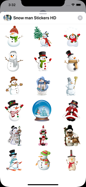 Snow man Stickers HD(圖2)-速報App