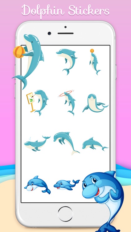 Ocean Dolphin Stickers