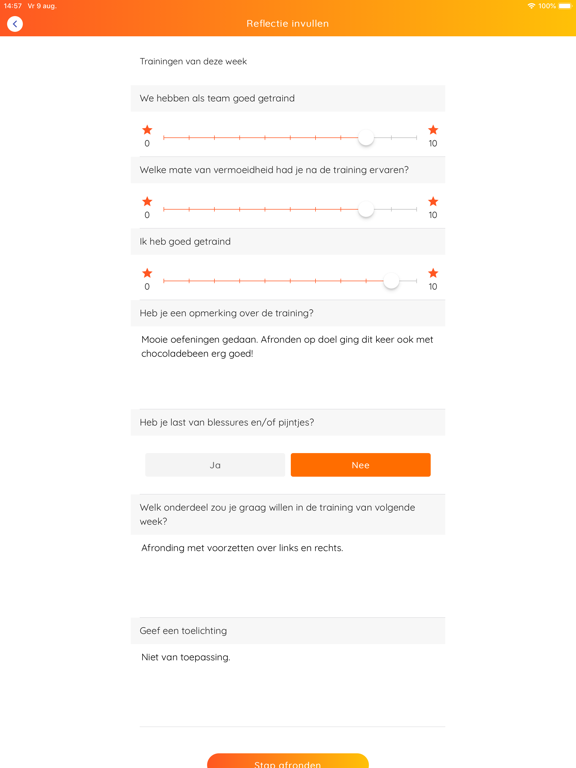 Screenshot #5 pour Teamfolio App