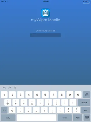 Screenshot 1 myWipro Mobile iphone