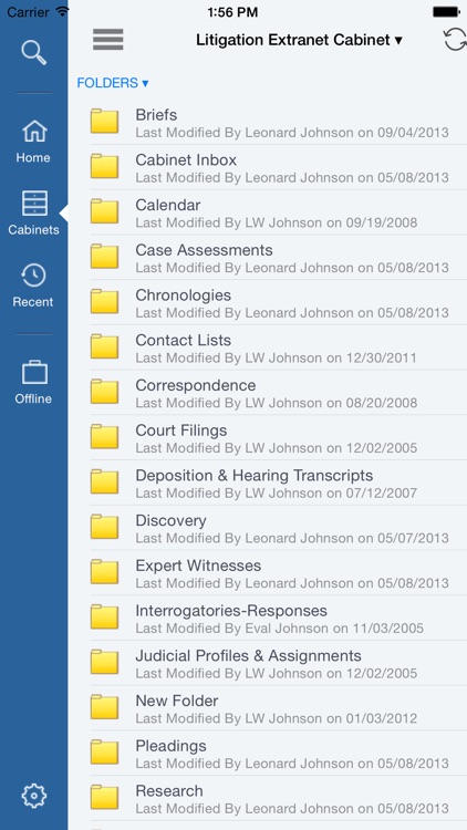 NetDocuments for BlackBerry