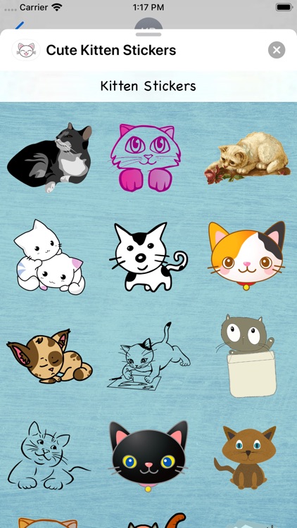 Cute Kitten Stickers