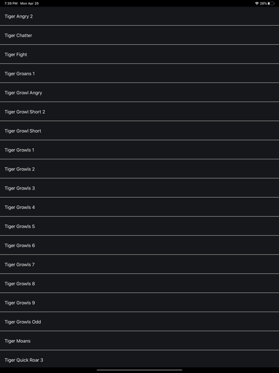 Screenshot #5 pour Tiger Sounds - Tiger Growls