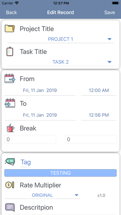 iParaV Time Management Team screenshot 3