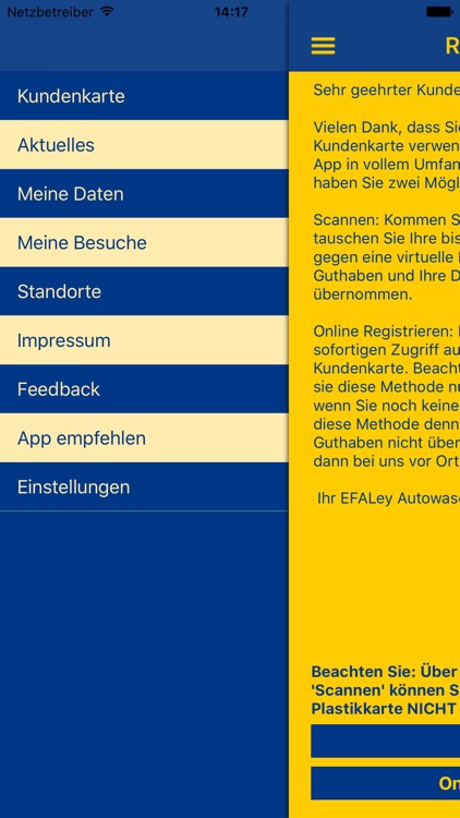 EFA-LEY Autowaschpark App