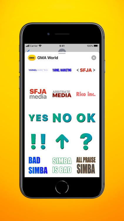 The Wonderful GMA Sticker Pack