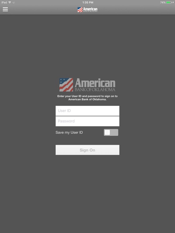 American Bank of OK for iPad