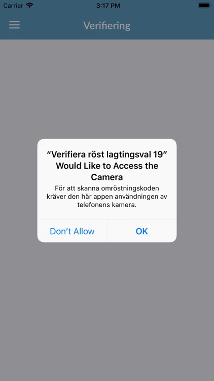 Verifiera röst lagtingsval 19