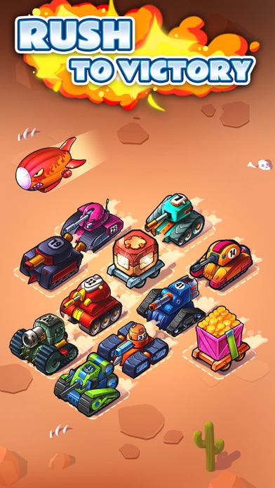 Huuuge Little Tanks Merger screenshot 3
