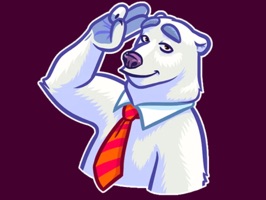 Polar Bear Animal Stickers