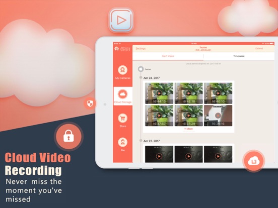 AtHome Camera Free - Remote video surveillance for home security screenshot