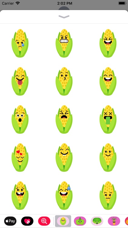 roasted corn stickers app