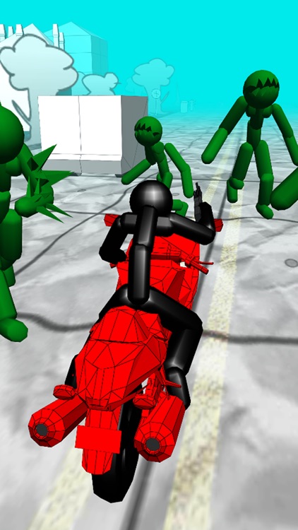 Stickman Zombie: Bike Racing