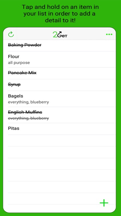 2Get - Grocery List screenshot-5