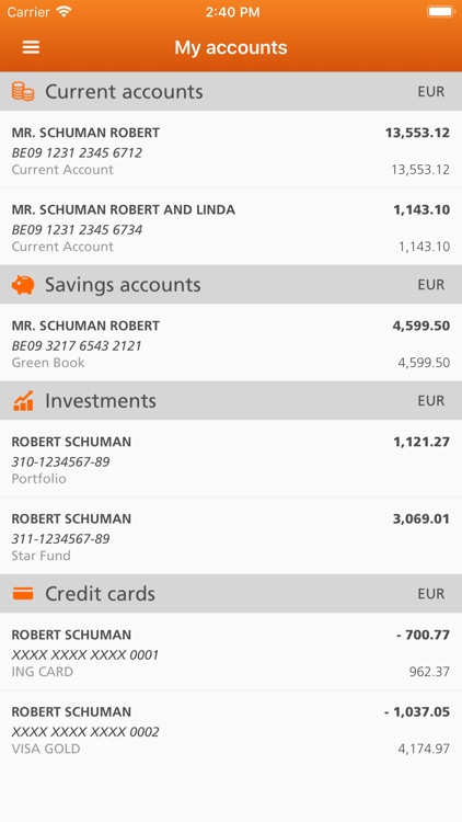 ING Smart Banking for iPhone