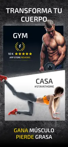 Screenshot 1 FitKeeper - Rutina Gym iphone