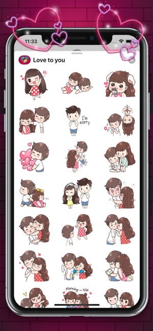 Animated Love Stickers Packs