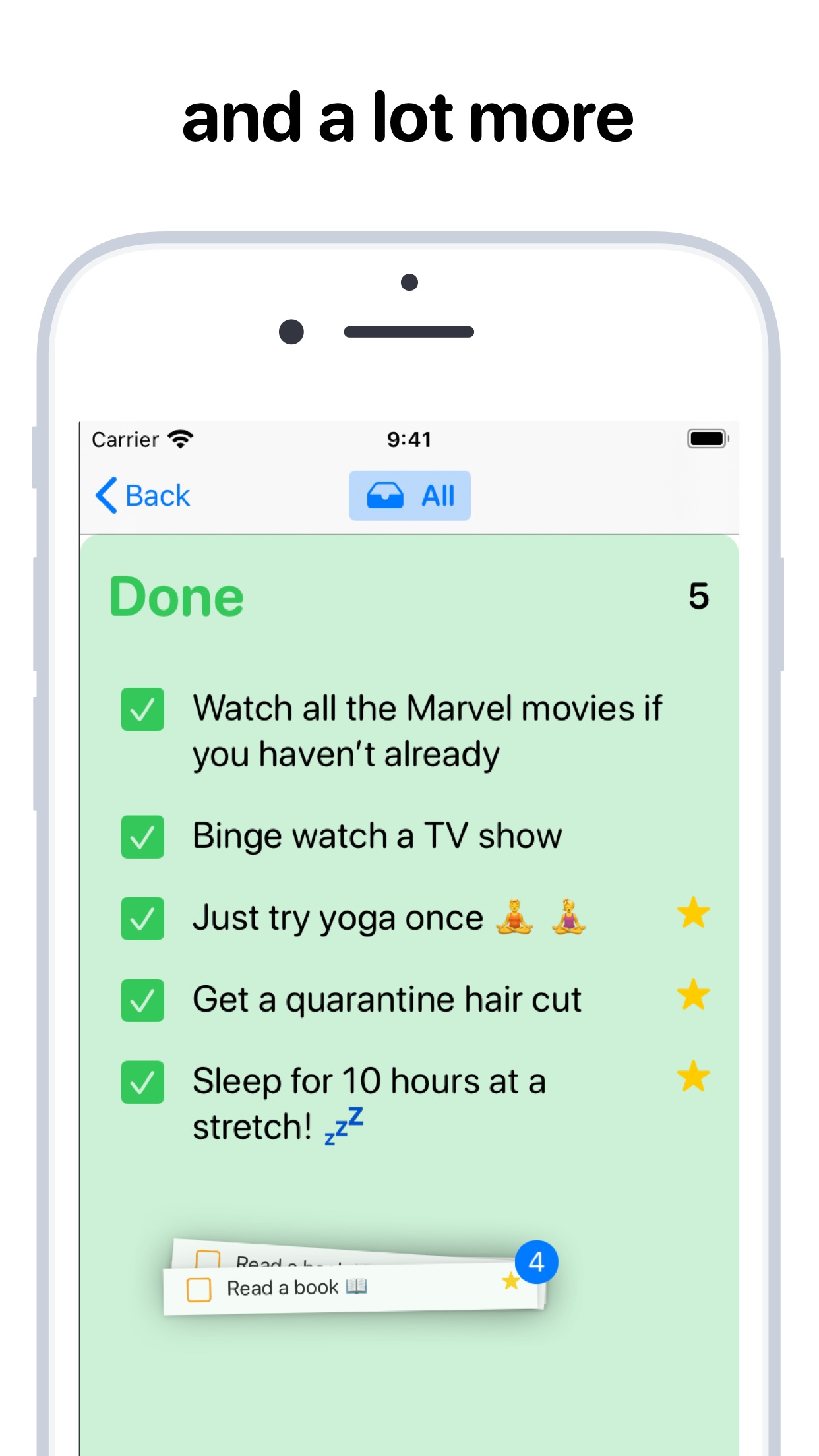Screenshot do app Tasks: Smart Lists & Reminders