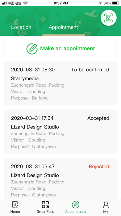 My GreenPass Schermata dell'app