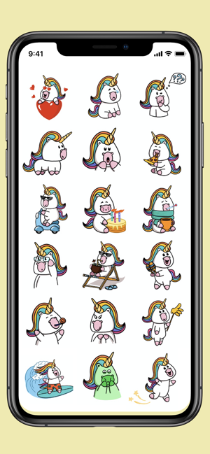 Cute Unicorn - Sticker Pack(圖4)-速報App