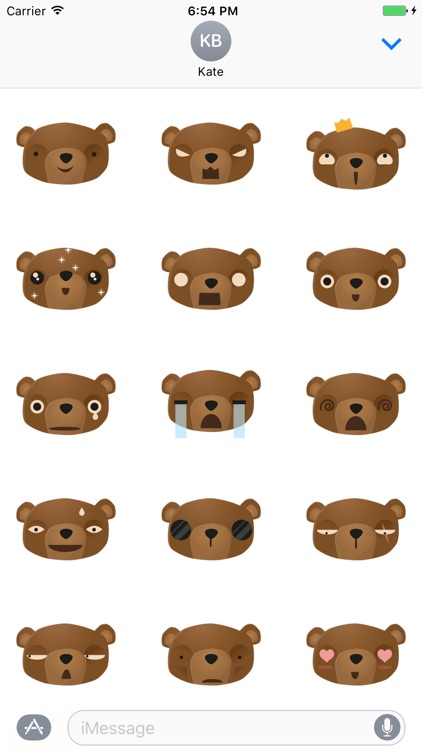 Sticker Me: Bear Faces