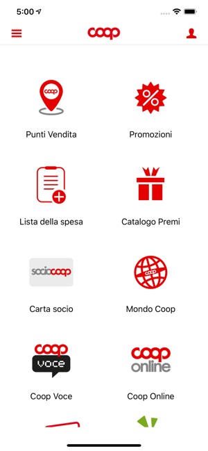 scarica app tessera coop