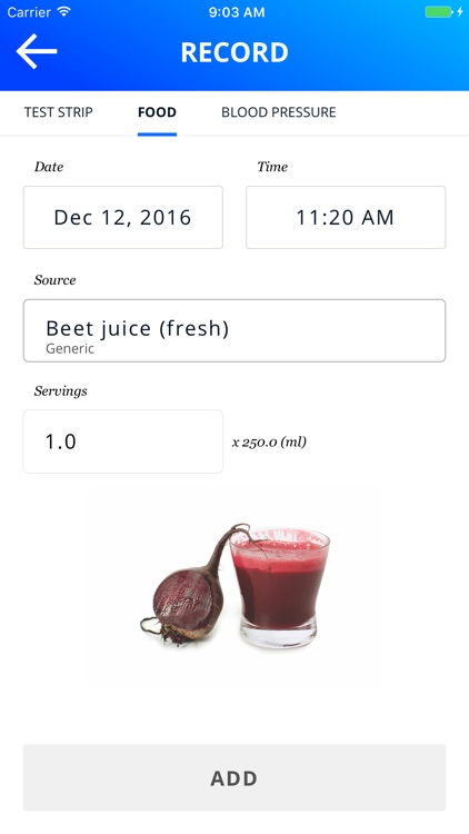 Nitric Oxide Test