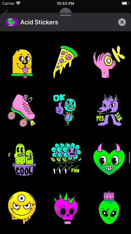 Acid Stickers: Trippy Fun screenshot-8