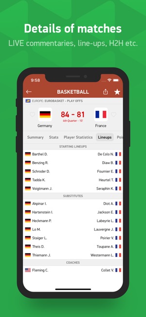 FlashScore - live scores(圖4)-速報App