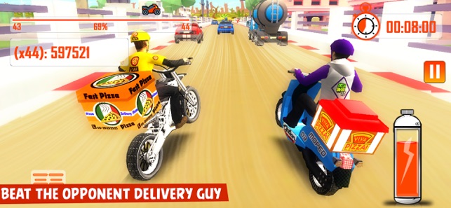 Pizza Delivery Bike Rider(圖4)-速報App