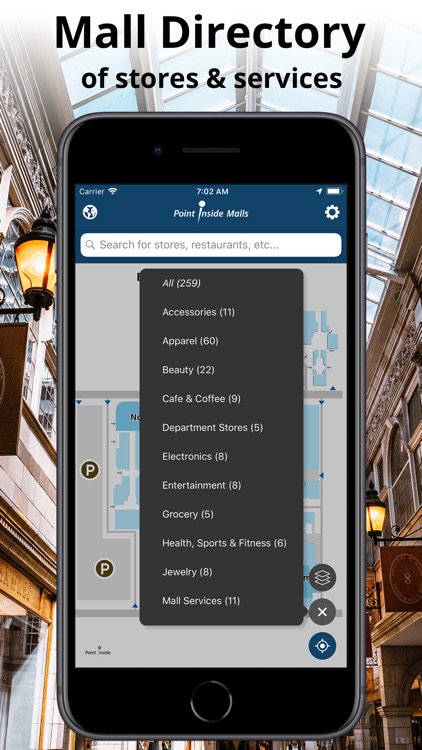 Malls by Point Inside