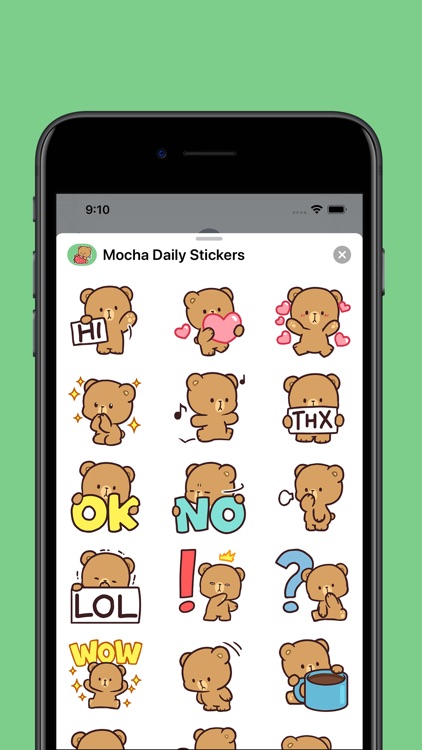 Mocha Daily Life Stickers