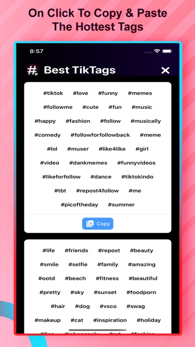 TikTags Pro screenshot 2